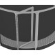 Akrobat Gallus Inground 305 cm grey/black